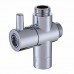 G1/2 Chromed Brass T-adapter for Bidet and Shattaf with Shut off valve - B0773RNV3S